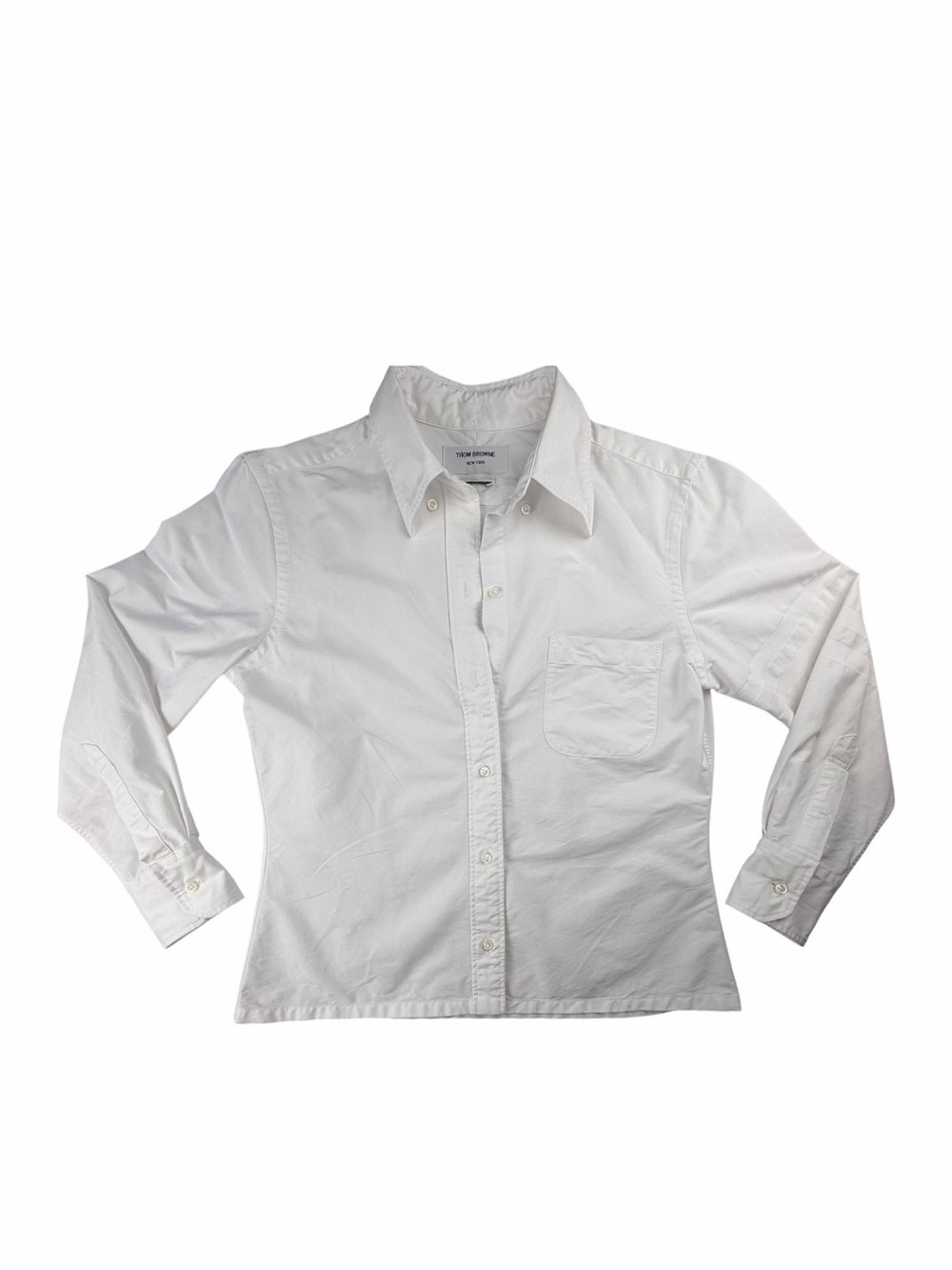 Thom Browne NY Women’s Oxford Formal White Button Down Shirt Size XS - Picture 2 of 8